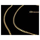 18K Gold Chain Necklace