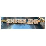18K Gold Sharlene Name Bracelet