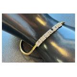 18K Gold Sharlene Name Bracelet