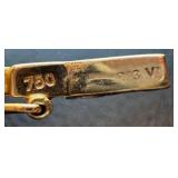 18K Gold Sharlene Name Bracelet