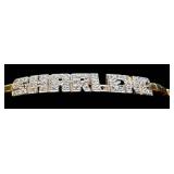 18K Gold Sharlene Name Bracelet