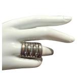 David Andersen Saga Ring Sterling Silver - Viking Replica, Size 7