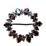 Vintage Garnet Cluster Brooches (Lot of 3)