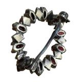 Vintage Garnet Cluster Brooches (Lot of 3)