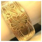 Sterling Silver Textured Rings Size 9.75