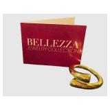 Bellezza Jewelry Collection Bronze Open Wrap Ring - 18K Gold Bath, Italian-Inspired