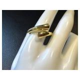 Bellezza Jewelry Collection Bronze Open Wrap Ring - 18K Gold Bath, Italian-Inspired