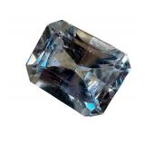 Emerald-Cut White Zircon 2.50 Carat Min - 9x7mm EC (Loose Gem)