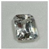 Emerald-Cut White Zircon 2.50 Carat Min - 9x7mm EC (Loose Gem)