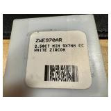 Emerald-Cut White Zircon 2.50 Carat Min - 9x7mm EC (Loose Gem)