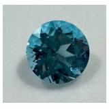 Blue Apatite Oval Gemstone - 0.75 Ct, 6mm, Faceted, Loose Stone