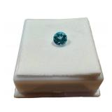 Blue Apatite Oval Gemstone - 0.75 Ct, 6mm, Faceted, Loose Stone
