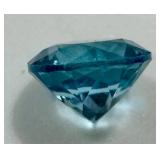 Blue Apatite Oval Gemstone - 0.75 Ct, 6mm, Faceted, Loose Stone
