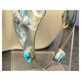 Jonell 925 Sterling Silver Statement Earrings with Turquoise - Assorted Drops (Lot of 3)