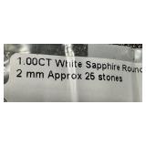 Loose White Sapphire Round 2mm Stones - 1.00 CT per bag