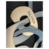Aura 40in Silver-Tone Link Necklace, Donon Earrings (Israel) & Tri-Tone 16-18in Necklace - Mixed