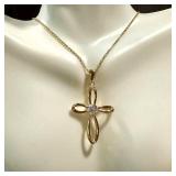 Bellezza Jewelry Collection Cross Necklace, Earrings & Bracelet Set