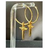 Bellezza Jewelry Collection Cross Necklace, Earrings & Bracelet Set