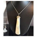 Assorted Pearl and Shell Shaped Drop Necklaces & Earrings Set