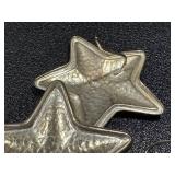 Sterling Silver Nautical Jewelry Assortment - Starfish, Shark, Moon & Boat Charms