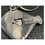 Sterling Silver Nautical Jewelry Assortment - Starfish, Shark, Moon & Boat Charms