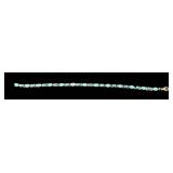 Turquoise & Sterling Silver Bracelet - 6.75 Inch Length