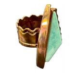 Jay King Mine Finds Vintage Sterling Silver Amazonite Ring - Size 7.75/8