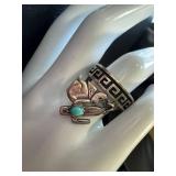Assorted Vintage Southwestern Sterling Silver Earrings & Ring