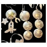 Assorted Vintage Southwestern Sterling Silver Earrings & Ring