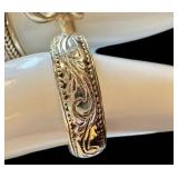 Sterling Silver Ring Lot (Lot of 6) - Bow Ring, Engraved Band & Stacking Rings