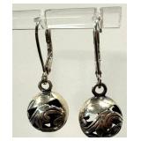Sterling Silver Moon and Star Earrings Set - 0.75-Inch Drops