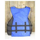 Speedo Adult Life Vest - Blue: Chest 30-52 in, Buckle Closure