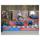 Little Tikes 25'' Round Easy Store 3' Folding Trampoline - Blue/Black/Red