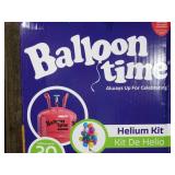 Helium Balloon Kit: Balloon Time Multicolor Steel Tank for All Occasions