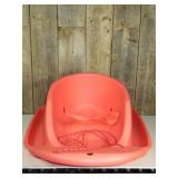 Toddler Sled with Rope and Pad Coral - Sun Squad