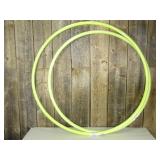 Yellow Tie Dye Max Hoop - Sun Squad™: Outdoor Toy, Ages  (set of 2)