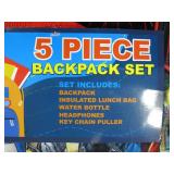 Marvel 5 Piece Backpack Set