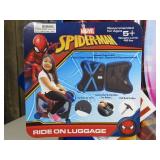 Spider-Man Carry On Spinner Hardside Ride On Suitcase - Red