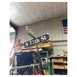 Clear Lake Iowa Street Sign
