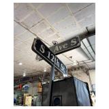 Clear Lake Iowa Street Sign