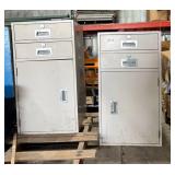 Pair of Metal Cabinets