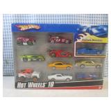 (EC1) Hot Wheels 10-Piece Die-Cast ...
