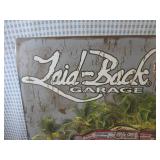 (FS) Large Tin Laid-Back Garage We'...