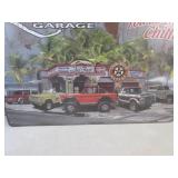 (FS) Large Tin Laid-Back Garage We'...