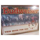 (EC1) Vintage 1996 Wood Framed Budw...