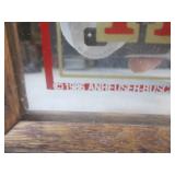 (EC1) Vintage 1996 Wood Framed Budw...