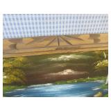 (FS) Vintage Wood Frame Painting On...