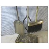 (CSB) Vintage Brass Color Fireplace...