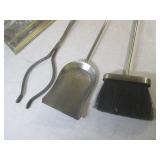 (CSB) Vintage Brass Color Fireplace...