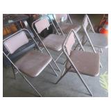 (CS) 5 Vintage Samsonite Folding Ch...